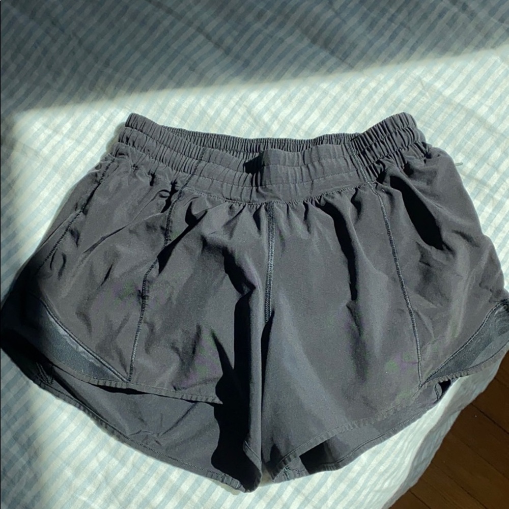 Lululemon Black Hotty Hot Shorts